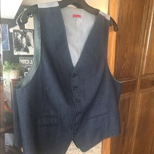 Blue • White • Suite Vest | John Varvatos